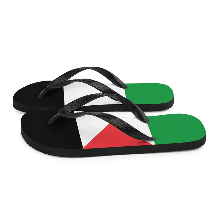 Flip-Flops - Palestine Flag, Sublimation Flip Flops White