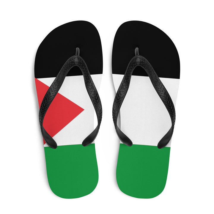 Flip-Flops - Palestine Flag, Sublimation Flip Flops White