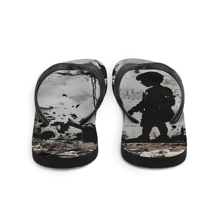 Flip-Flops - Palestine Wall, Sublimation Flip Flops White