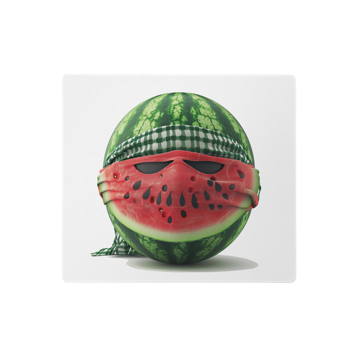 Gaming mouse pad - Fighter Melon, White 18x16