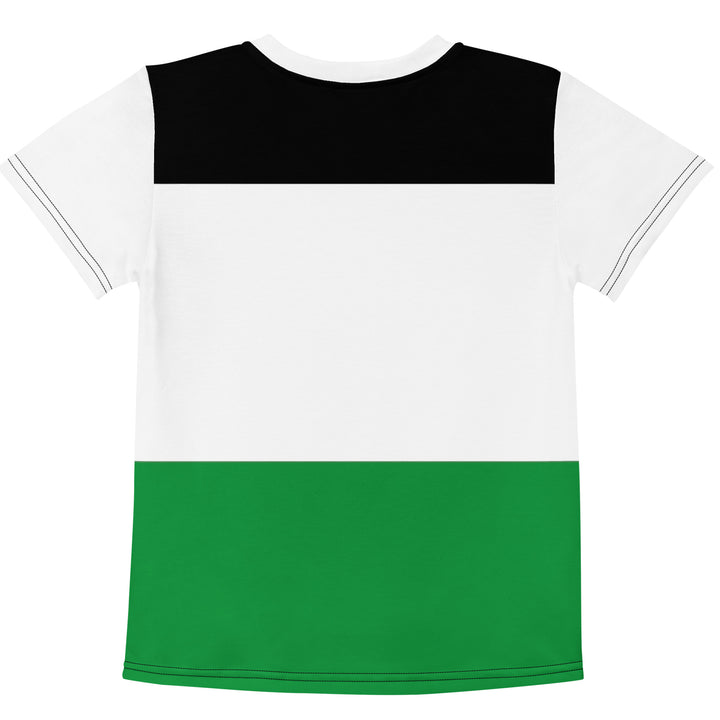 Kids crew neck t-shirt - Palestine Flag, T Shirt White