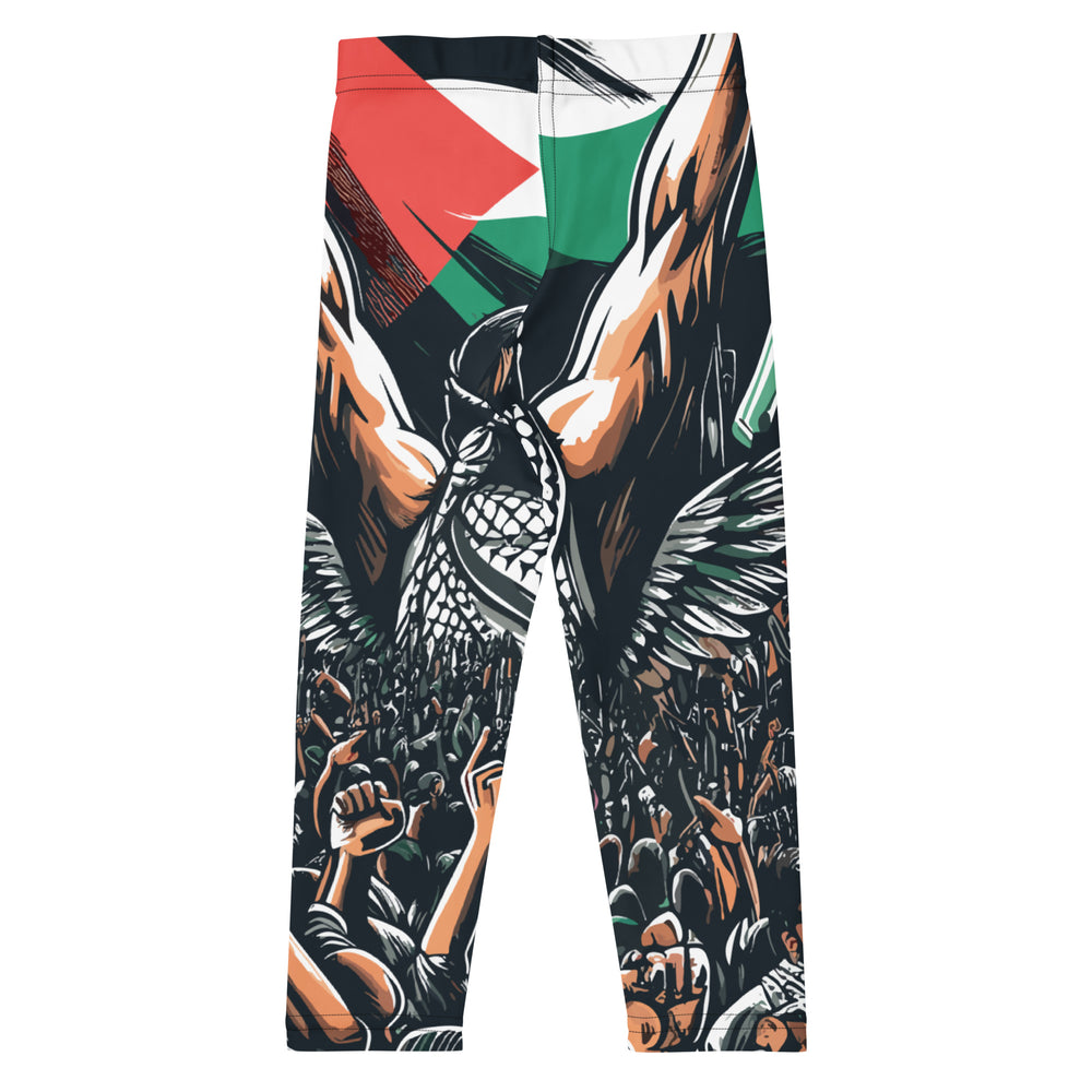 Kid's Leggings - Art by Moh, White