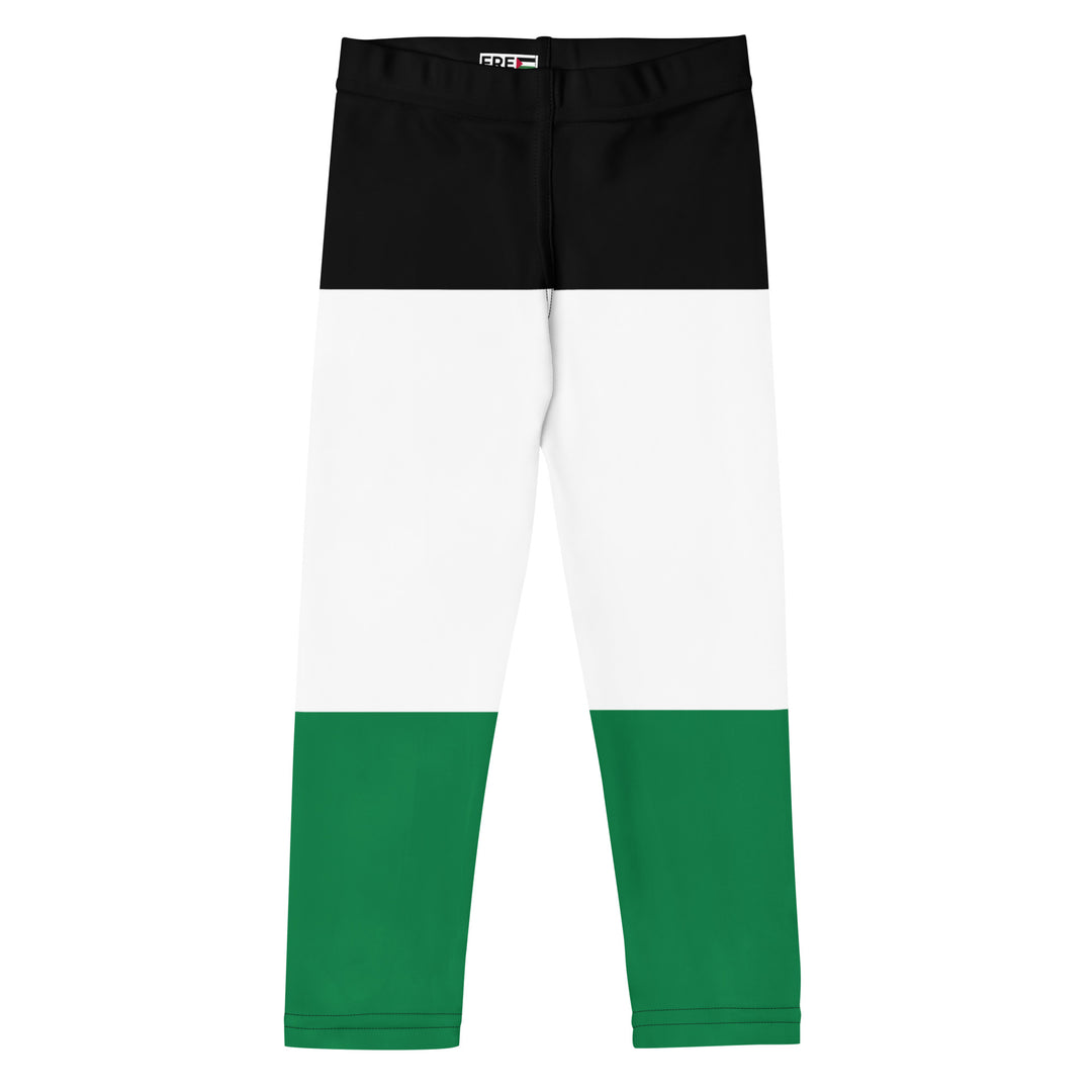 Kid's Leggings - Palestine Flag, White