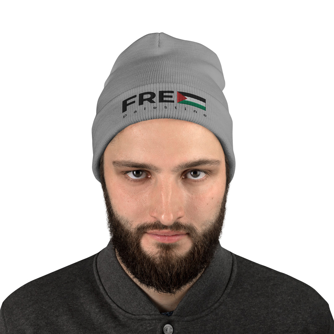 Embroidered Beanie | Free Palestine