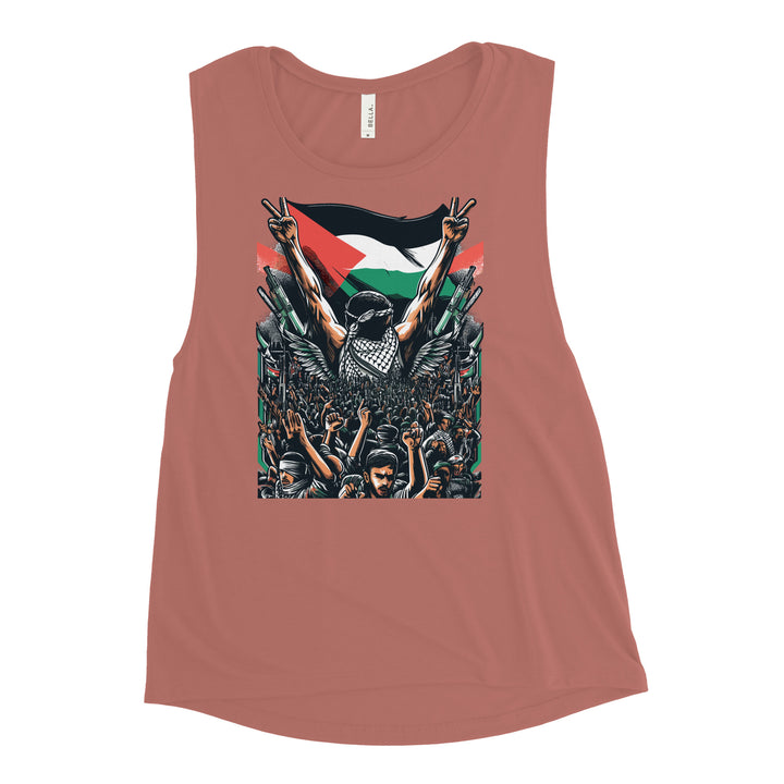 Ladies’ Muscle Tank - ART BY MOH, Womens Muscle Tank Mauve
