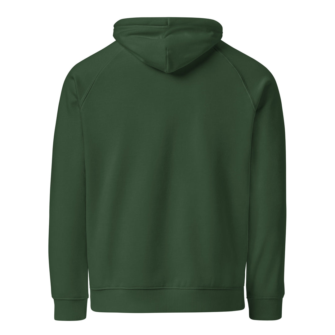 Men eco raglan hoodie - Free Palestine, Eco Raglan Hoodie Bottle Green