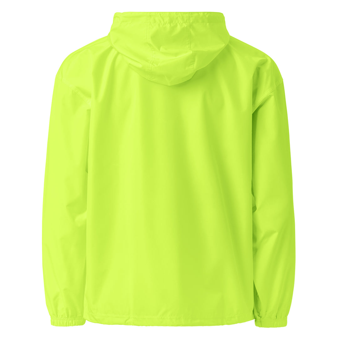 Men Embroidered Champion Packable Jacket - Free Palestine, Embroidered Champion Packable Jacket Safety Green