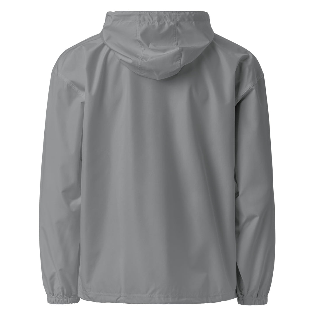 Men Embroidered Champion Packable Jacket - Palestine Flag, Embroidered Champion Packable Jacket Graphite