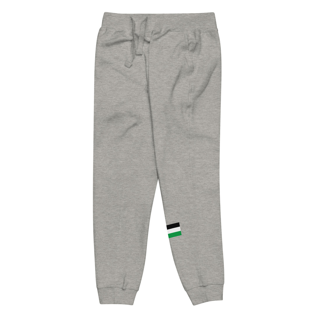 Men fleece sweatpants - Palestine Flag, Fleece Sweatpants Carbon Grey Front