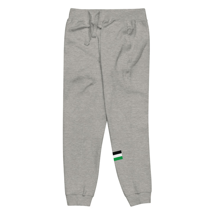 Men fleece sweatpants - Palestine Flag, Fleece Sweatpants Carbon Grey Front