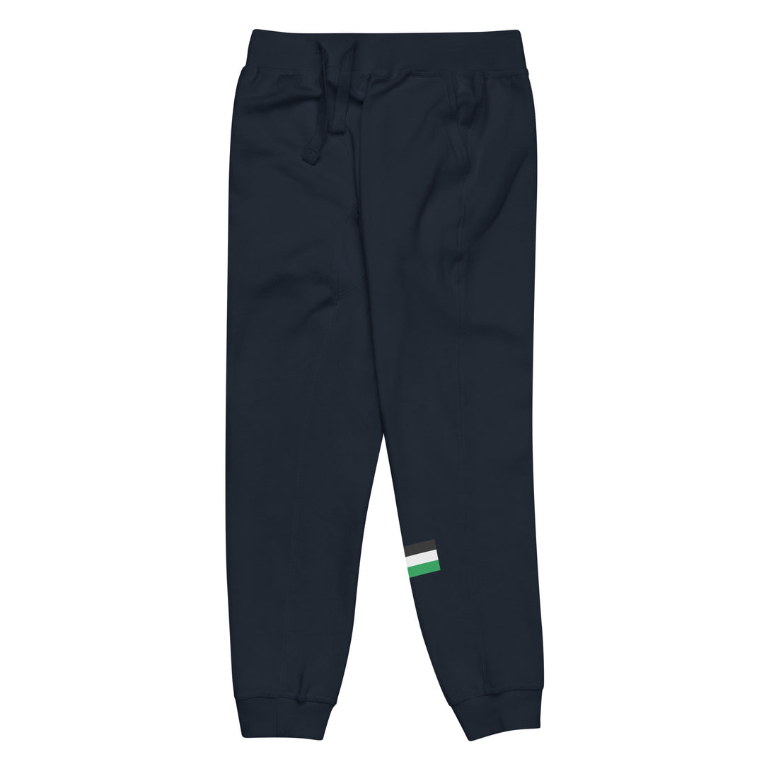 Men fleece sweatpants - Palestine Flag, Fleece Sweatpants Navy Blazer Front