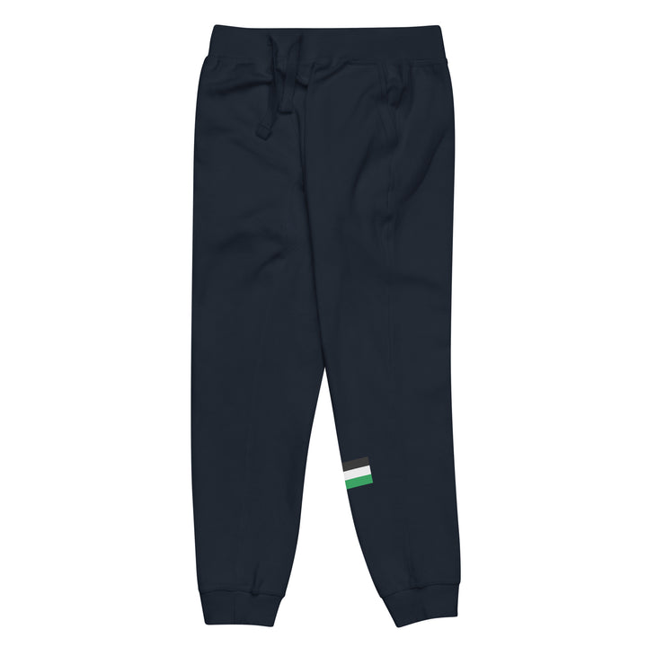 Men fleece sweatpants - Palestine Flag, Fleece Sweatpants Navy Blazer Front