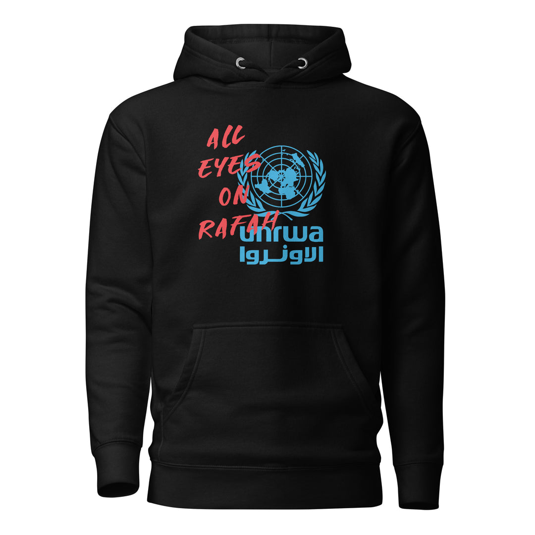 Men Hoodie - All Eyes on Rafah, Black