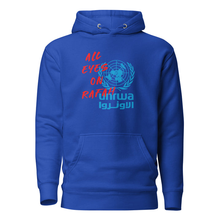 Men Hoodie - All Eyes on Rafah, Team Royal