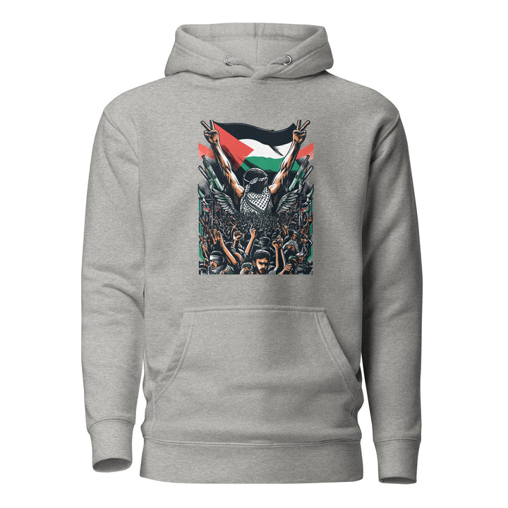 Men Hoodie - Art by Moh, Carbon Grey