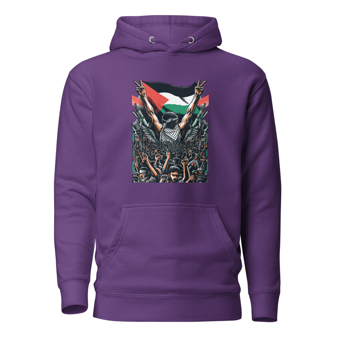 Men Hoodie - Art by Moh, Purple