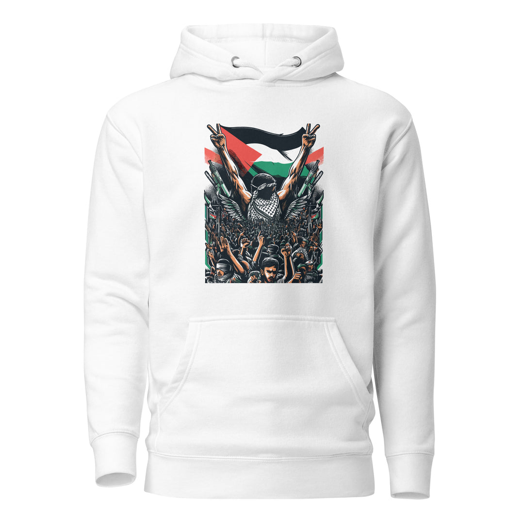 Men Hoodie - Art by Moh, White
