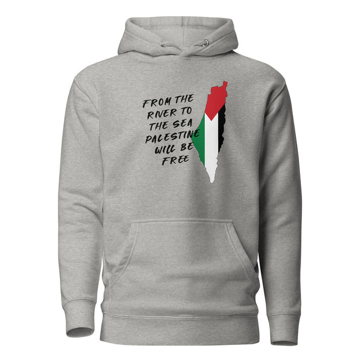 Men Hoodie - From the River, Carbon Grey