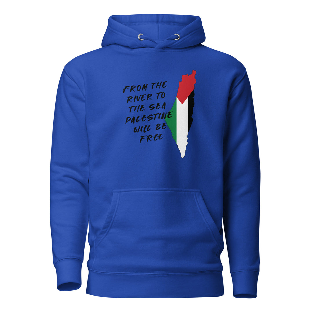 Men Hoodie - From the River, Team Royal