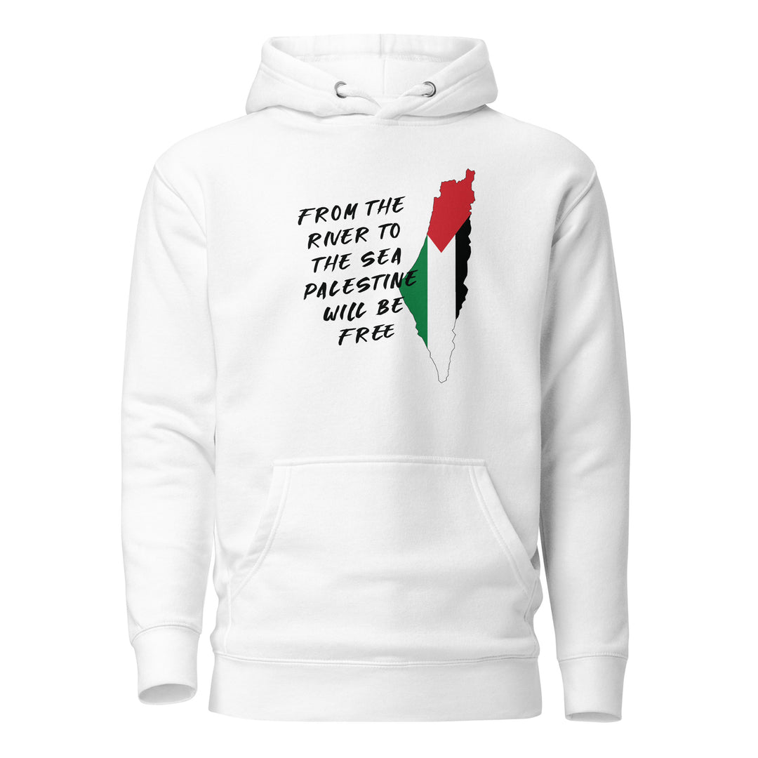 Men Hoodie - From the River, White