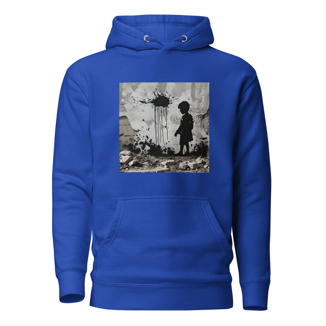 Men Hoodie - Palestine Wall, Team Royal