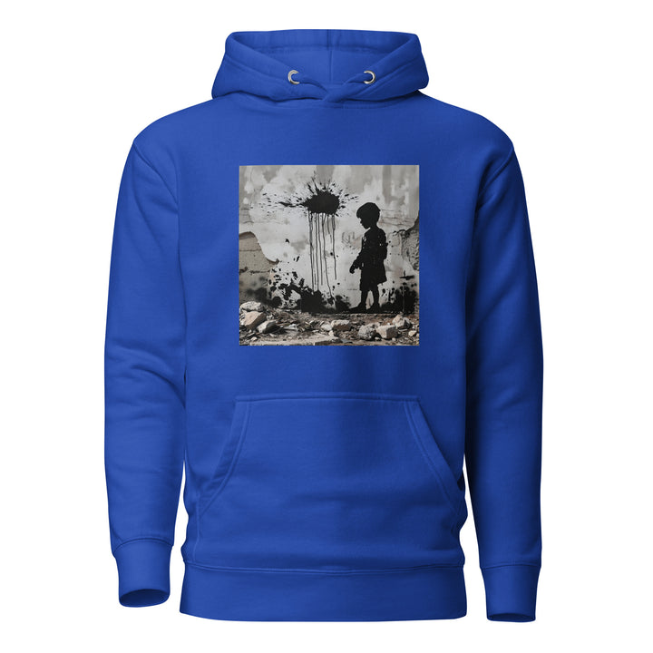 Men Hoodie - Palestine Wall, Team Royal