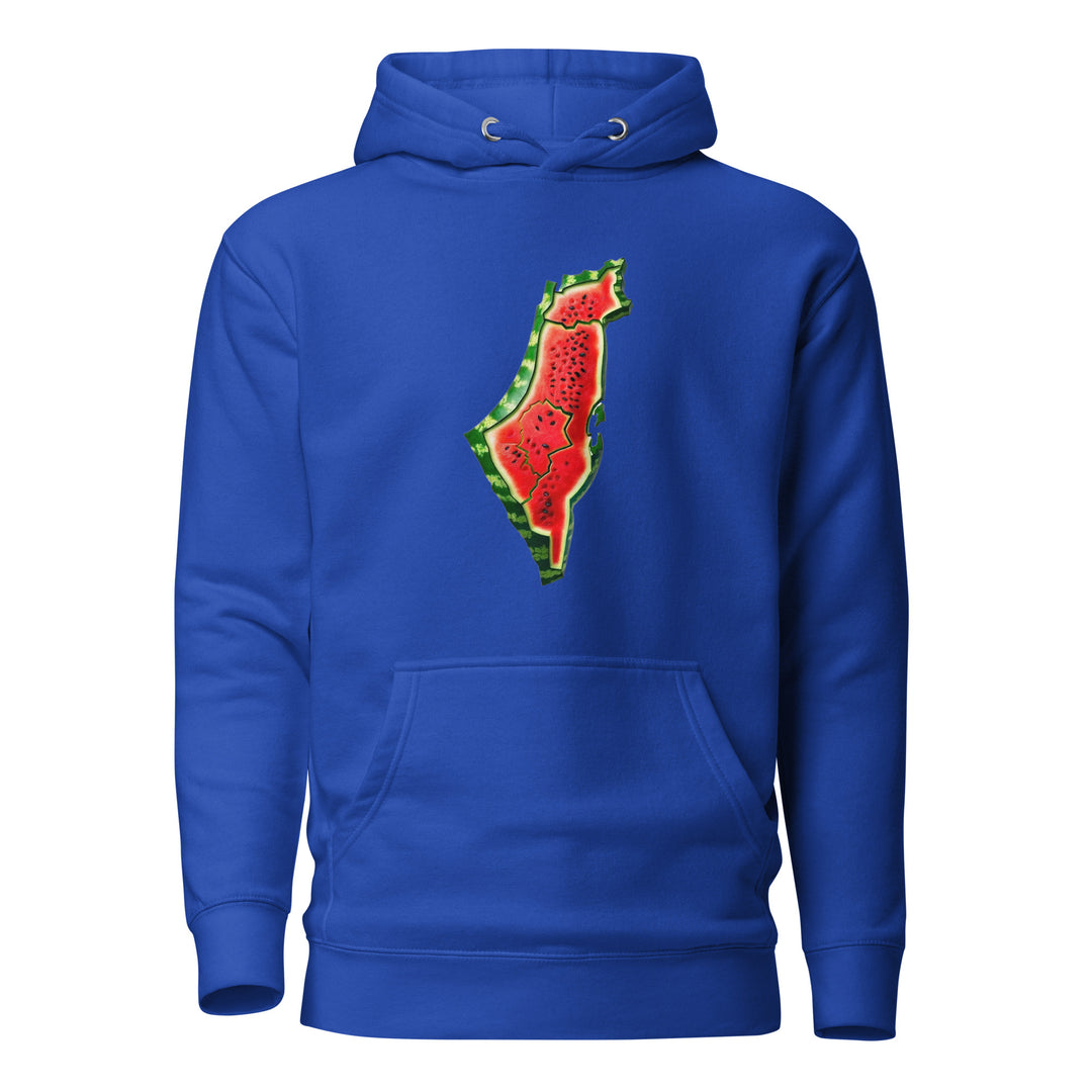 Men Hoodie - Palestine Watermelon, Team Royal