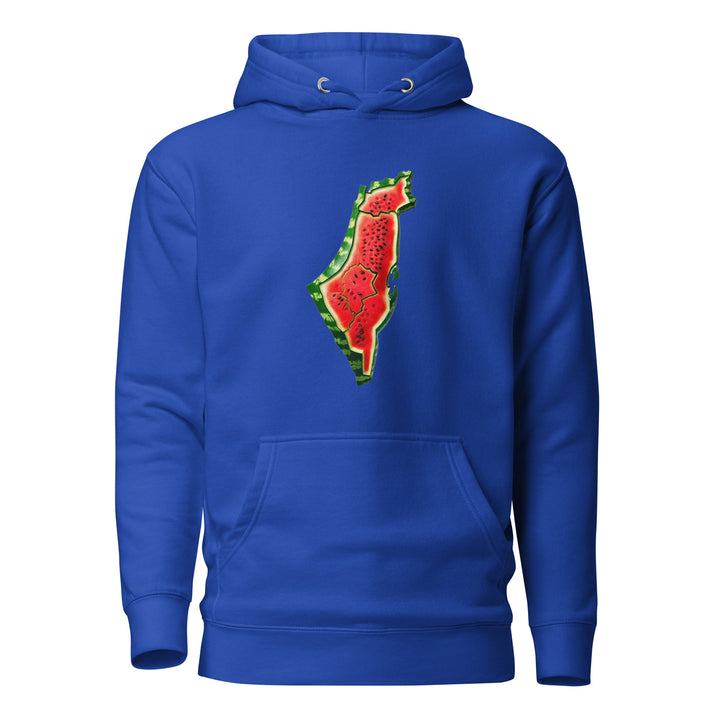 Men Hoodie - Palestine Watermelon, Team Royal