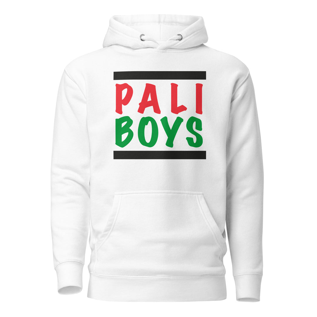 Men Hoodie - Palestinian Boys, White