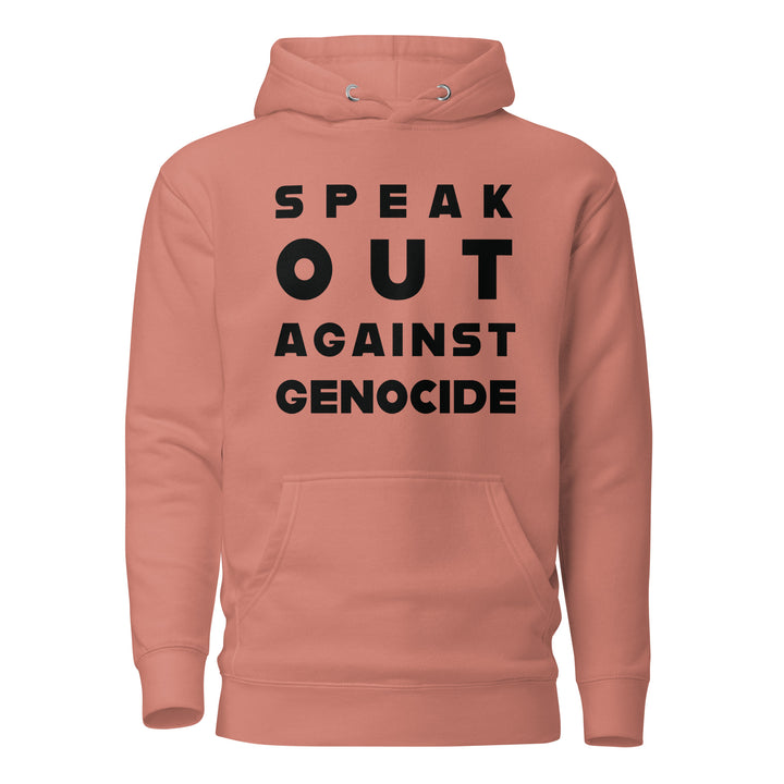 Men Hoodie - Speak out against genocide, Dusty Rose
