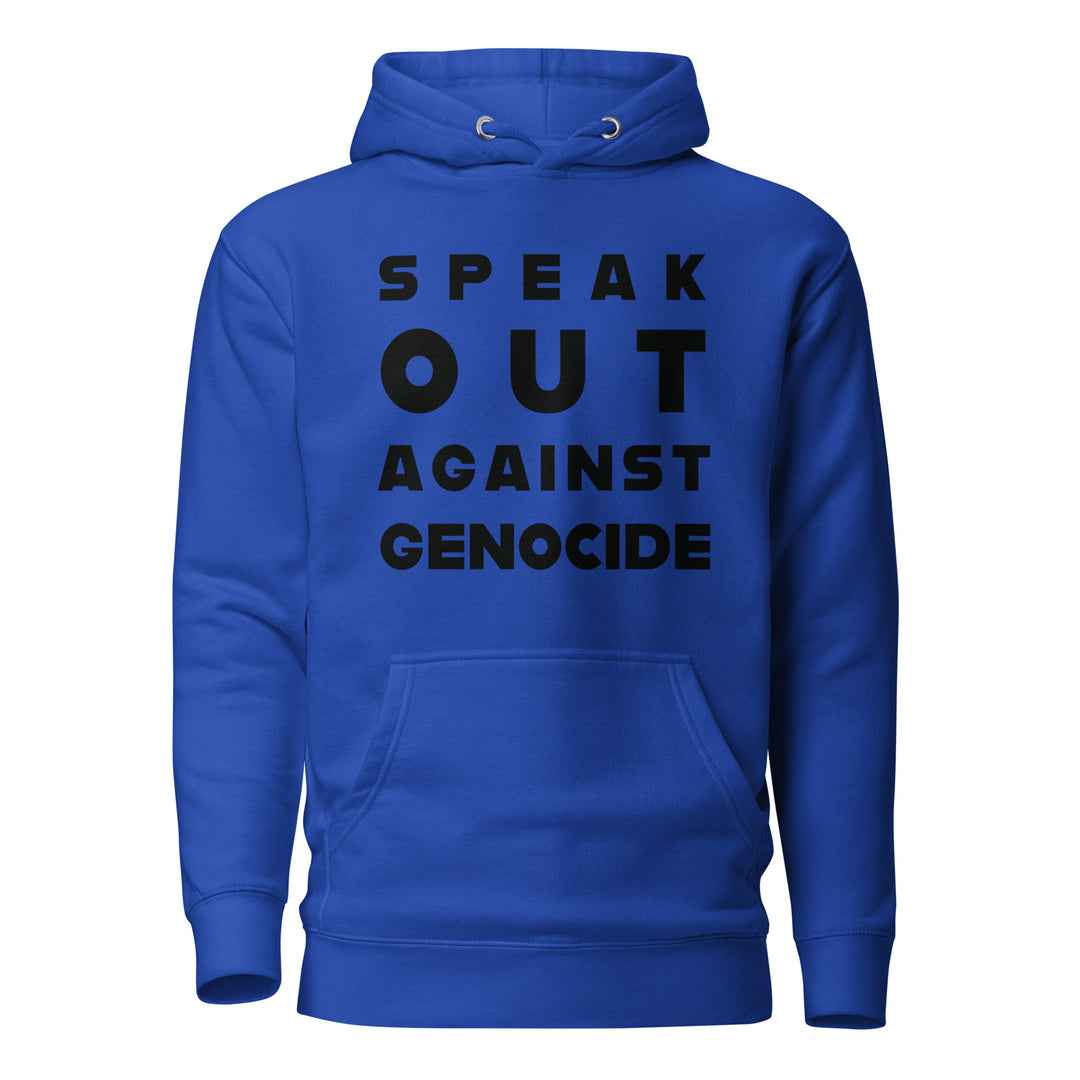 Men Hoodie - Speak out against genocide, Team Royal