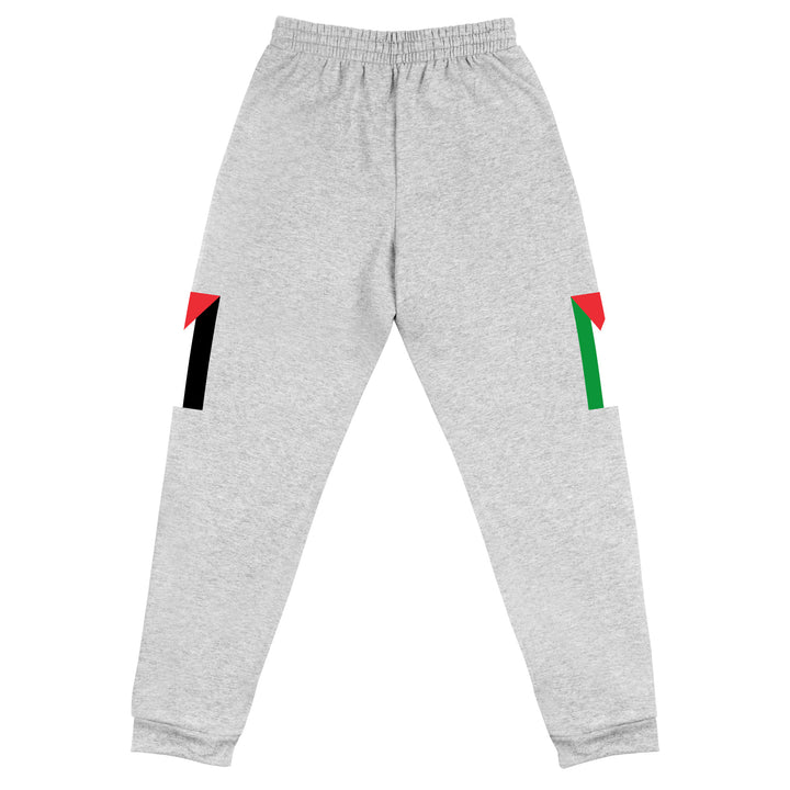 Men Joggers - Palestine Flag, Heather