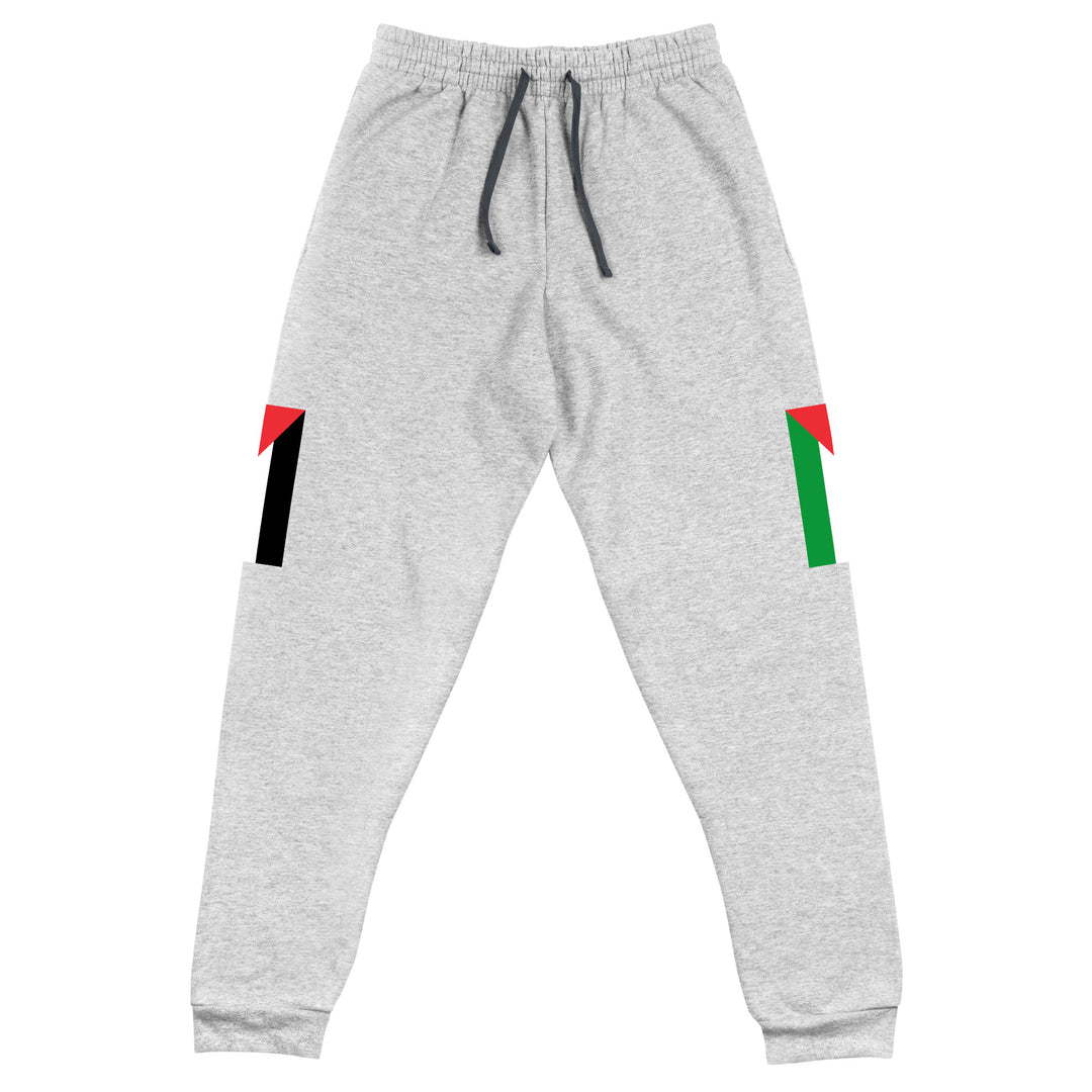 Men Joggers - Palestine Flag, Heather