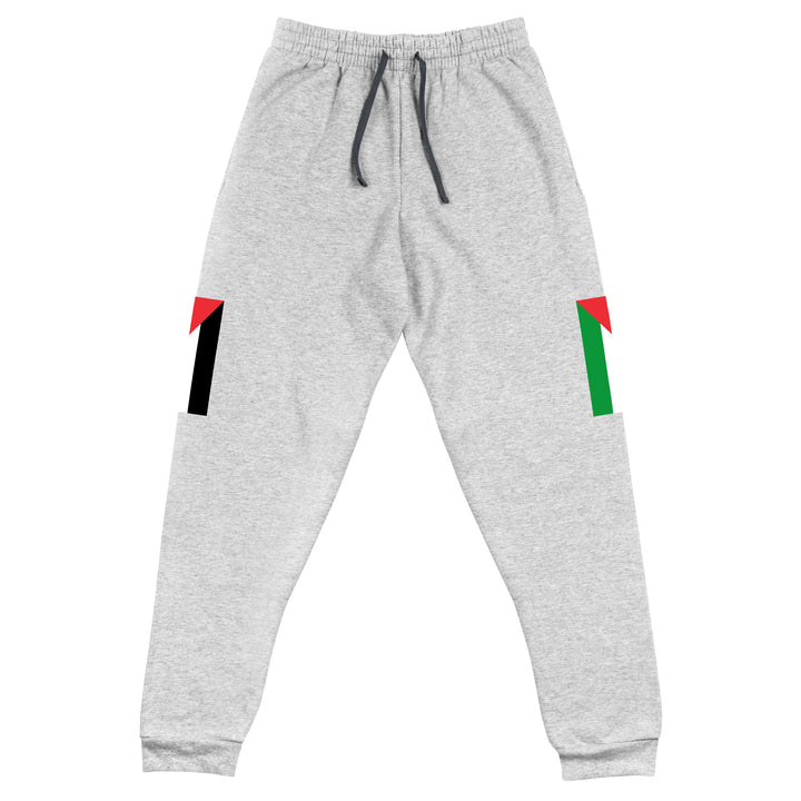 Men Joggers - Palestine Flag, Heather