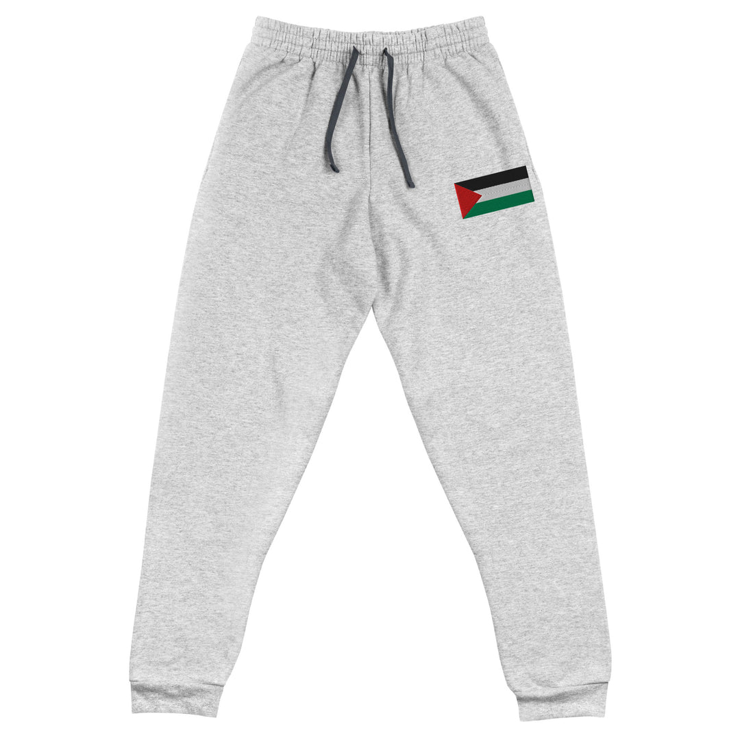 Men Joggers - Palestine Flag, Heather