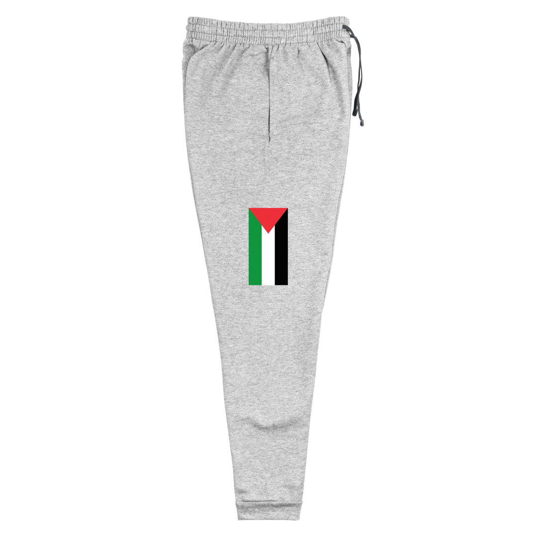 Men Joggers - Palestine Flag, Heather Right Leg