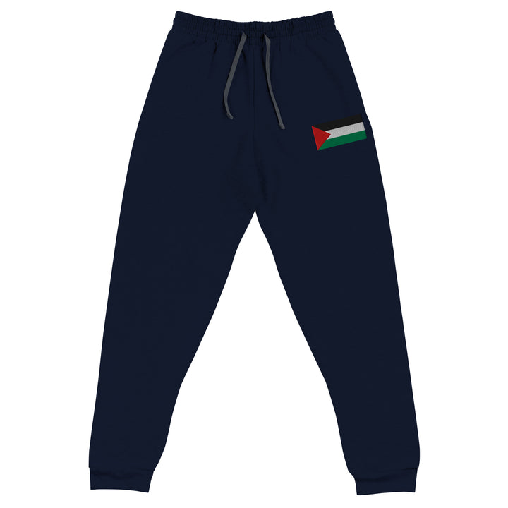 Men Joggers - Palestine Flag, J. Navy