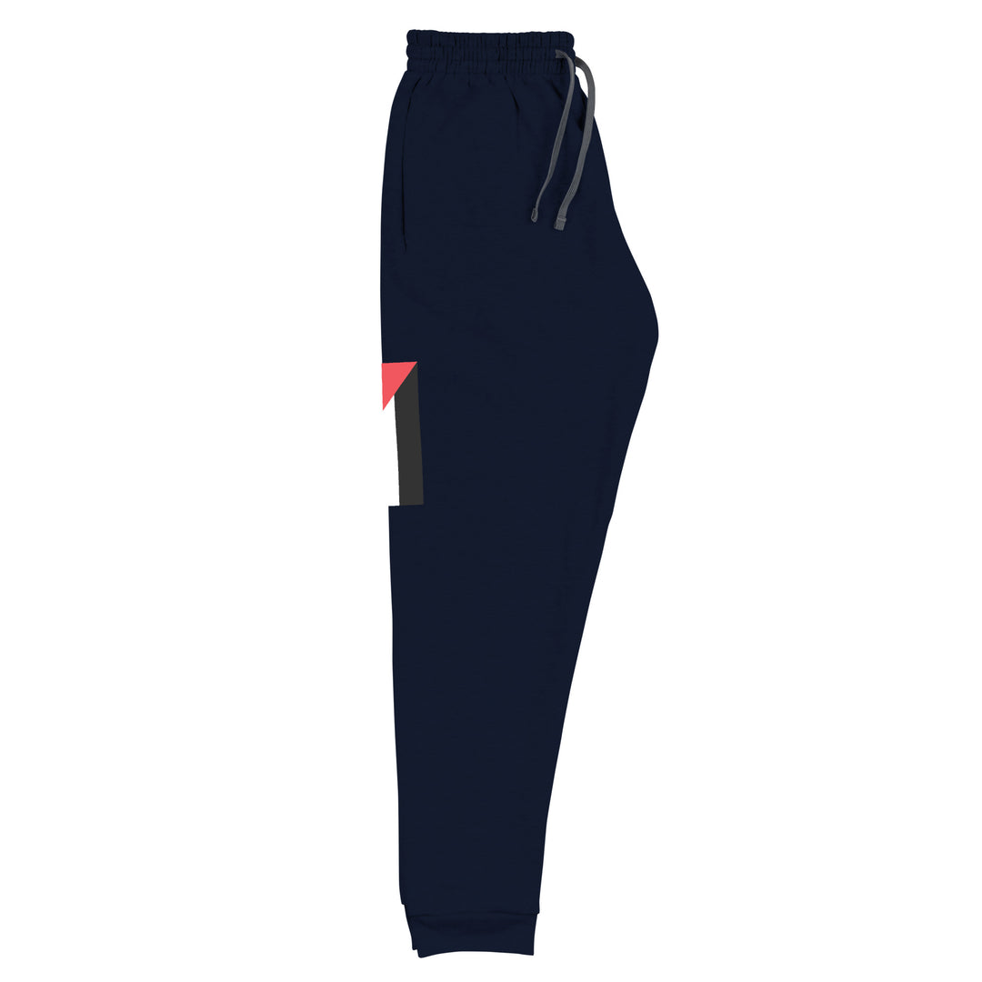 Men Joggers - Palestine Flag, J. Navy