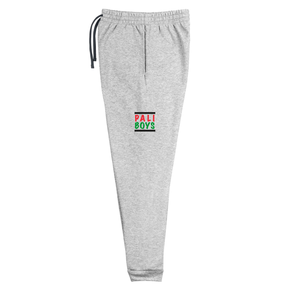 Men Joggers - Palestinian Boys, Heather Left Leg