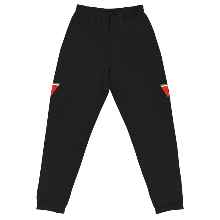 Men Joggers - Triangle Watermelon, Black