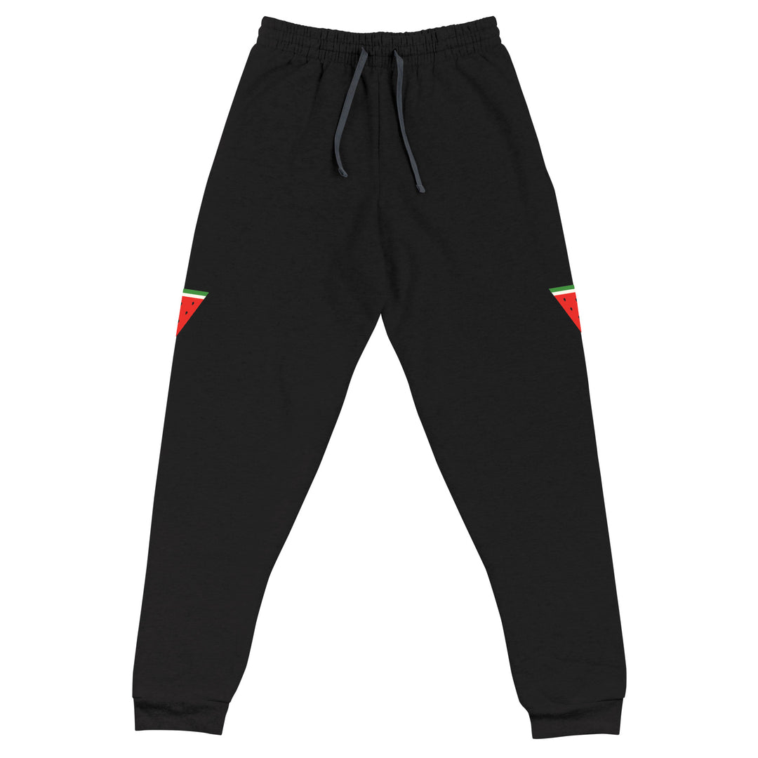 Men Joggers - Triangle Watermelon, Black