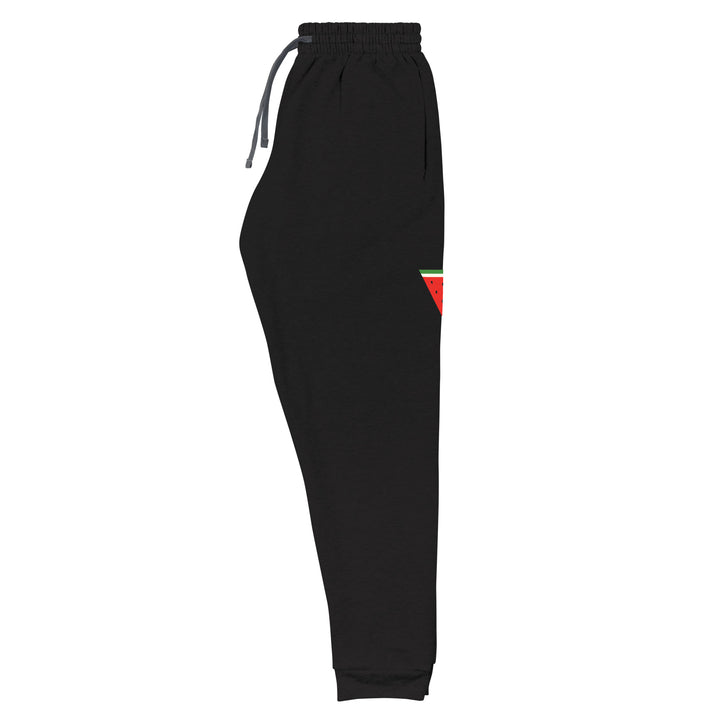 Men Joggers - Triangle Watermelon, Black