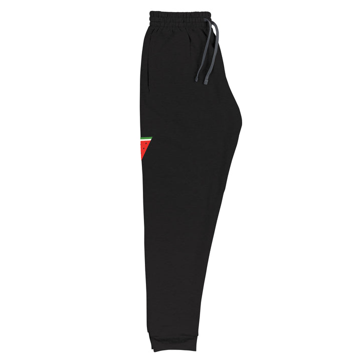 Men Joggers - Triangle Watermelon, Black