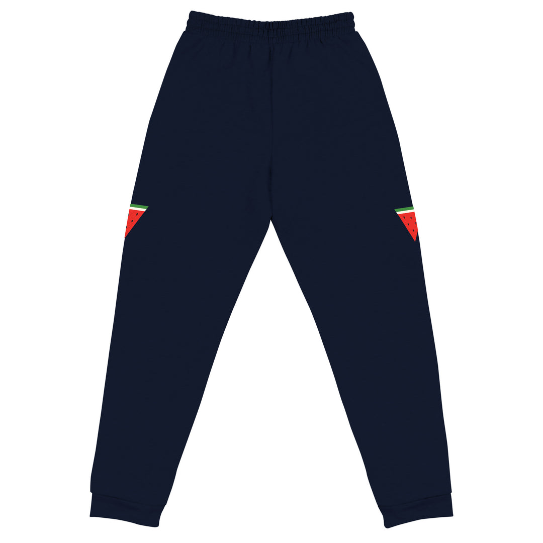 Men Joggers - Triangle Watermelon, J. Navy