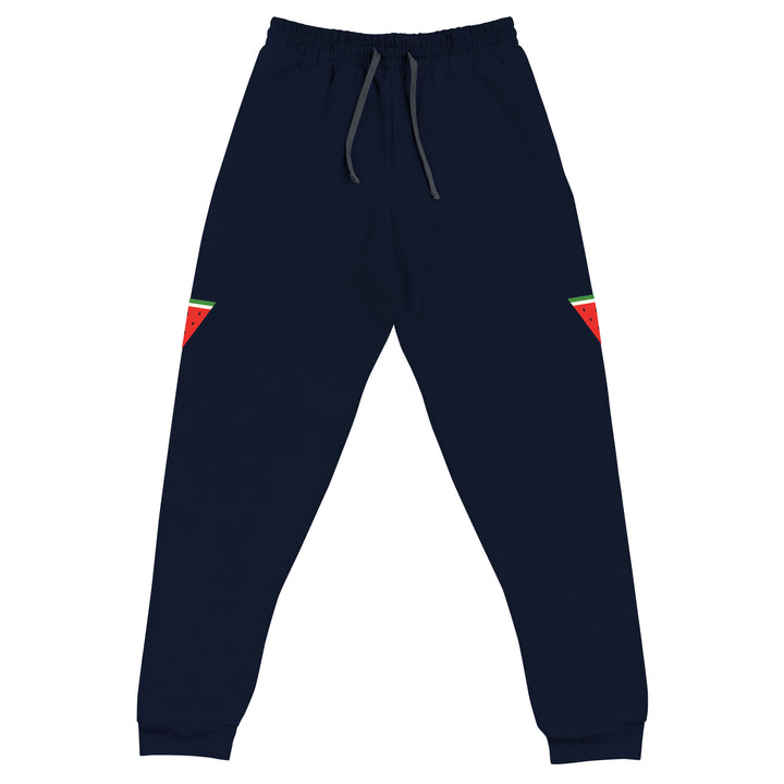 Men Joggers - Triangle Watermelon, J. Navy