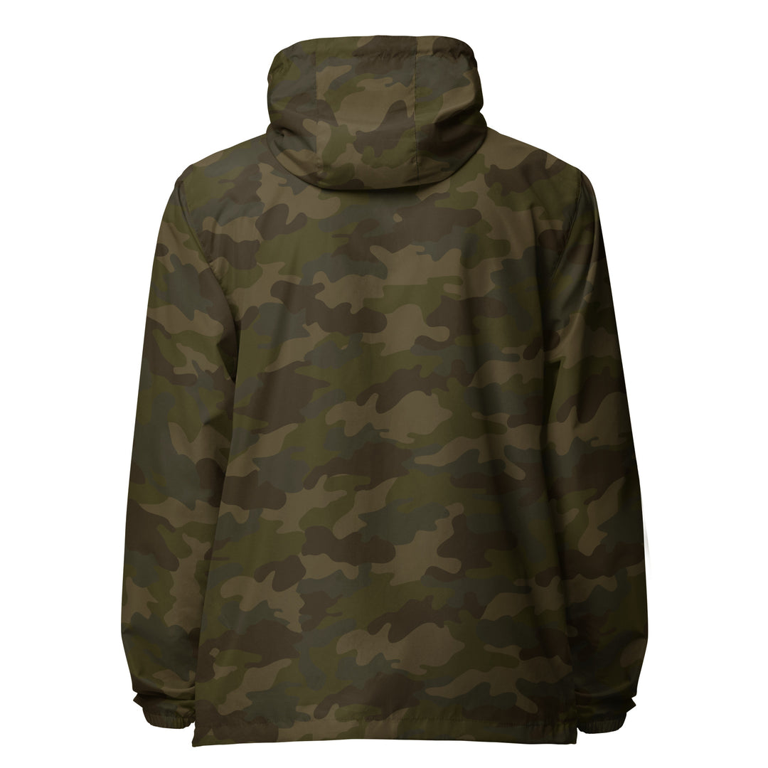 Men lightweight zip up windbreaker - Free Palestine, Lightweight Zip Up Windbreaker Forest Camo