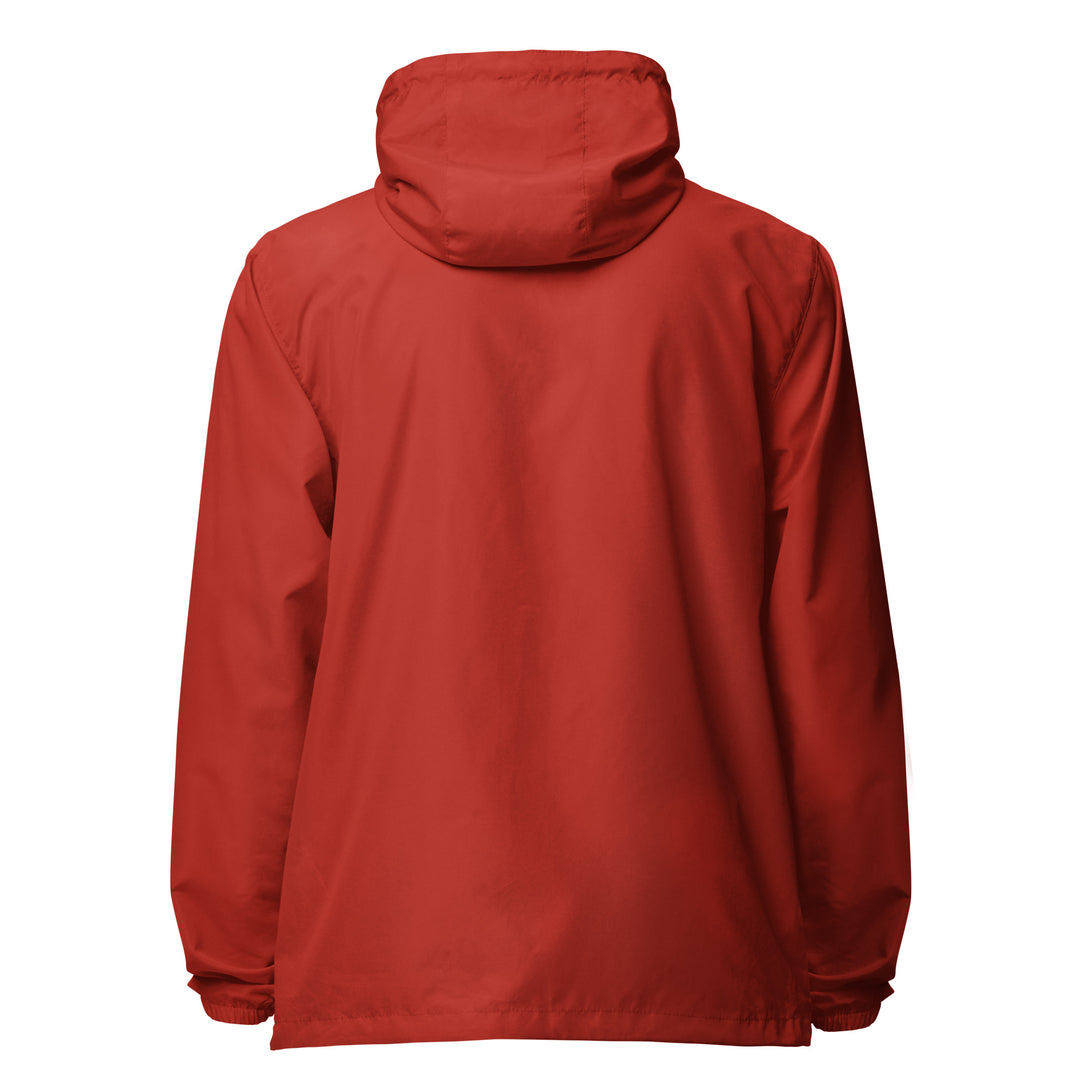 Men lightweight zip up windbreaker - Free Palestine, Lightweight Zip Up Windbreaker Red