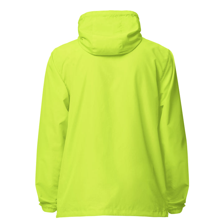 Men lightweight zip up windbreaker - Free Palestine, Lightweight Zip Up Windbreaker Safety Yellow