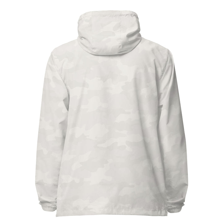 Men lightweight zip up windbreaker - Free Palestine, Lightweight Zip Up Windbreaker White Camo