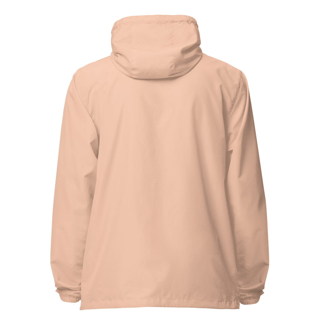 Men lightweight zip up windbreaker - Palestine Flag, Lightweight Zip Up Windbreaker Blush White Zipper